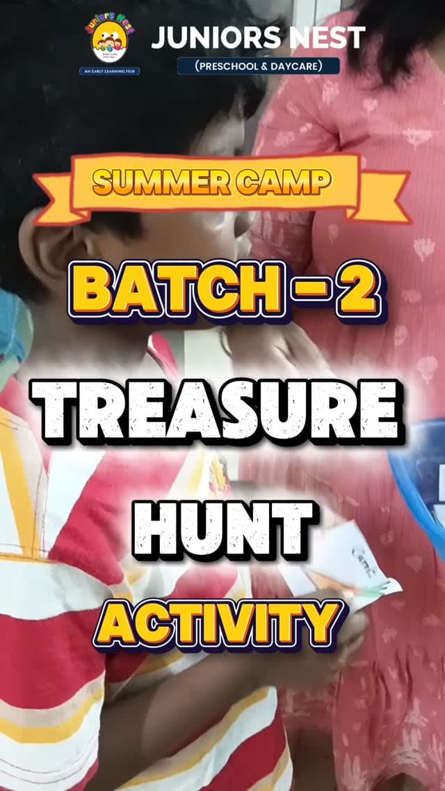 Treasure Hunt Adventure 🗺️🔍 - Juniors Nest Padur Instagram Reel Video